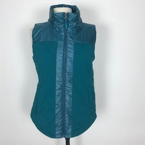 New Marmot Abigal Fleece Vest Teal Green Medium